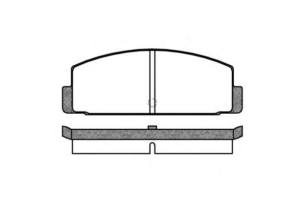 Комплект тормозных колодок, дисковый тормоз