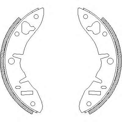 Комплект тормозных колодок