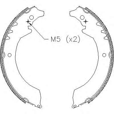 Комплект тормозных колодок