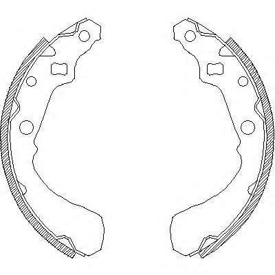 Комплект тормозных колодок