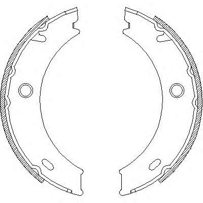 Колодки гальмівні барабанні