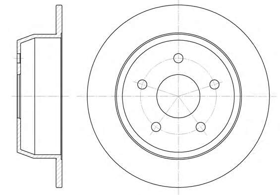 REMSA JEEP диск гальмівний Grand Cherokee 99-