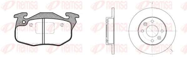 Комплект тормозов, дисковый тормозной механизм