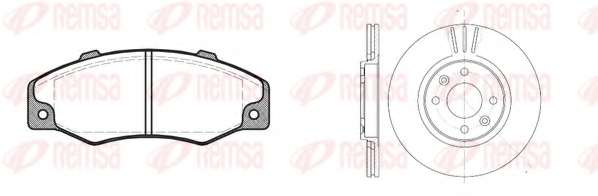 Комплект тормозов, дисковый тормозной механизм