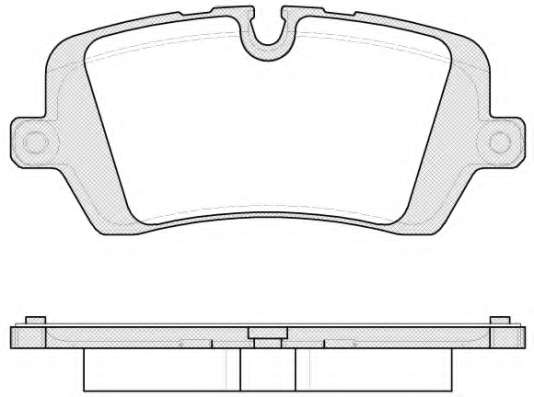 REMSA LANDROVER Колодки гальмівні задні Range Rover IV,Sport 12-