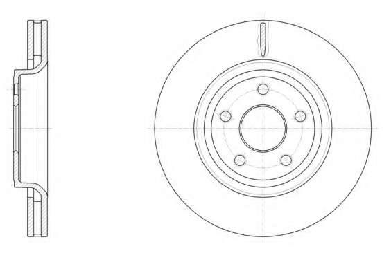 REMSA JEEP Диск гальмівний Grand Cherokee
