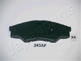 JAPANPARTS TOYOTA гальмівні колодки передн.Hilux II,III 01-