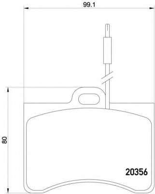 Комплект тормозных колодок, дисковый тормоз