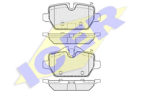 Комплект тормозных колодок, дисковый тормоз