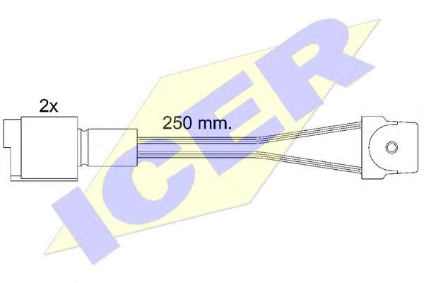 Сигнализатор, износ тормозных колодок