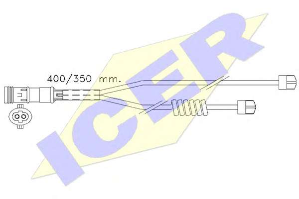 Сигнализатор, износ тормозных колодок