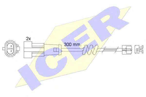 Сигнализатор, износ тормозных колодок