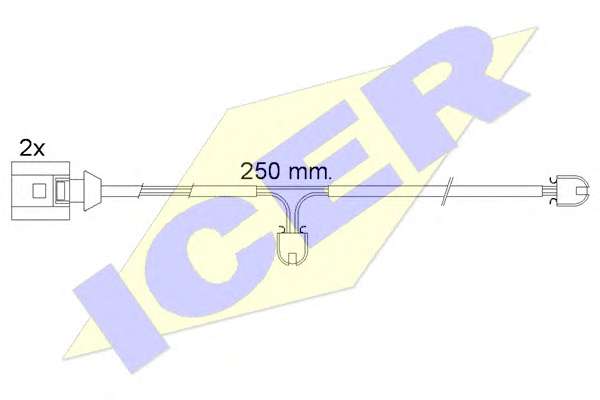 Сигнализатор, износ тормозных колодок