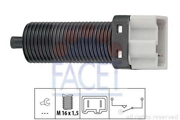 Выключатель, привод сцепления (Tempomat)