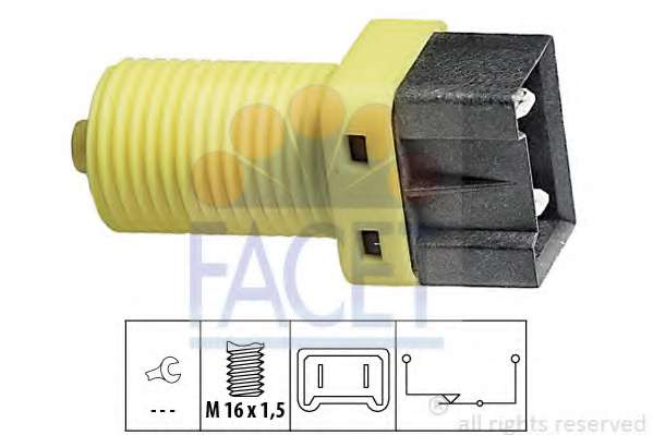 Выключатель фонаря сигнала торможения; Выключатель, привод сцепления (Tempomat)