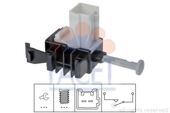 Выключатель, привод сцепления (Tempomat)