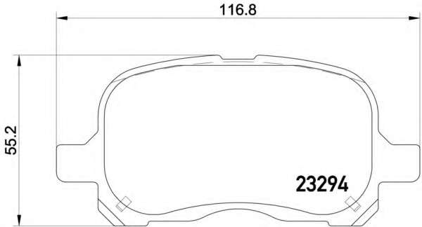 Колодки гальмівні