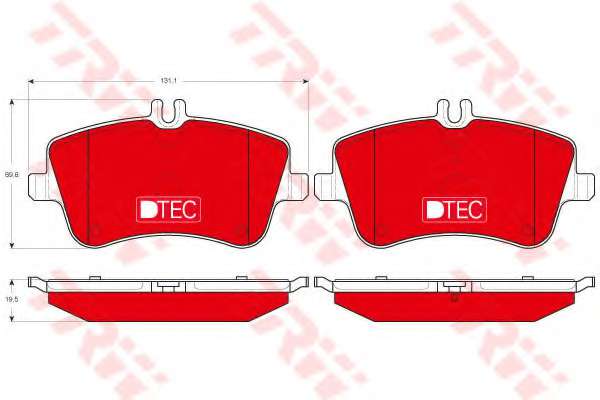Комплект тормозных колодок, дисковый тормоз