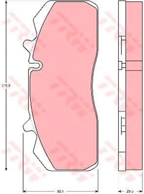 КМП гальмівних колодок