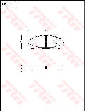 Комплект тормозных колодок, дисковый тормоз