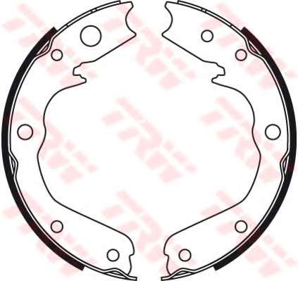 Комплект тормозных колодок, стояночная тормозная система