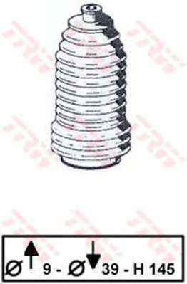 Комплект пылника, рулевое управление