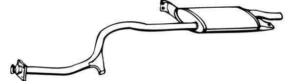 Глушитель выхлопных газов конечный