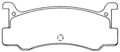 Комплект тормозных колодок, дисковый тормоз