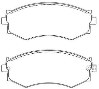 Комплект тормозных колодок, дисковый тормоз