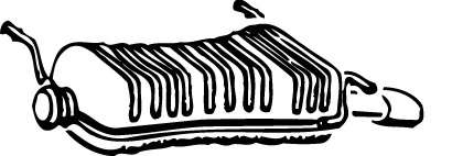 Глушитель выхлопных газов конечный