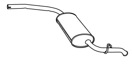 Глушитель выхлопных газов конечный