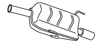 Глушитель выхлопных газов конечный