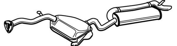 Глушитель выхлопных газов конечный