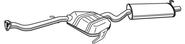 Глушитель выхлопных газов конечный