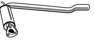 Предглушитель выхлопных газов