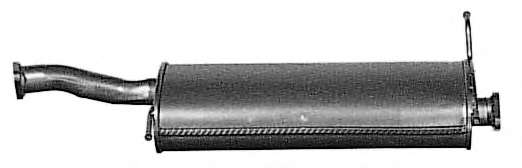 Средний глушитель выхлопных газов