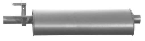 Средний глушитель выхлопных газов