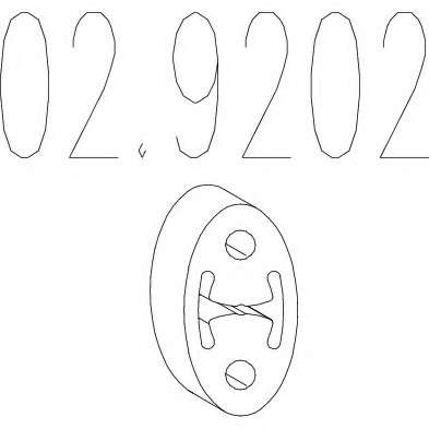 Гумовий елемент кріплення