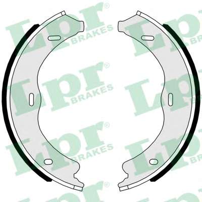 Комплект тормозных колодок, стояночная тормозная система