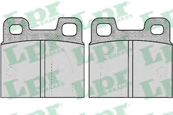 Комплект тормозных колодок, дисковый тормоз