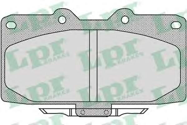 Комплект тормозных колодок, дисковый тормоз
