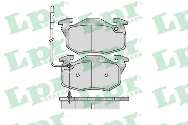 Комплект тормозных колодок, дисковый тормоз