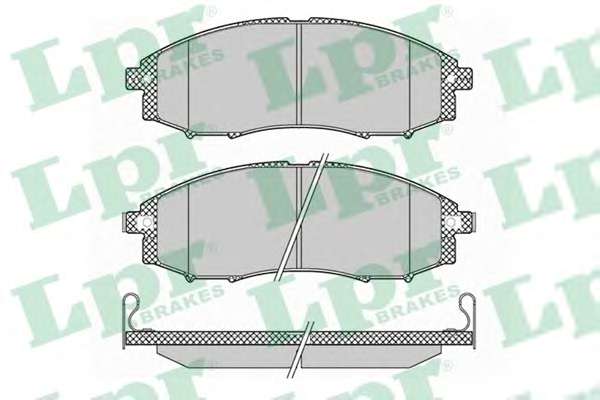Комплект тормозных колодок, дисковый тормоз