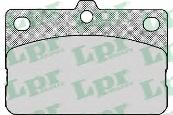 Комплект тормозных колодок, дисковый тормоз