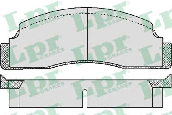 Комплект тормозных колодок, дисковый тормоз