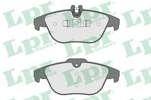 Комплект тормозных колодок, дисковый тормоз