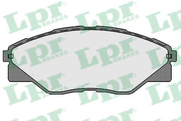 Комплект тормозных колодок, дисковый тормоз