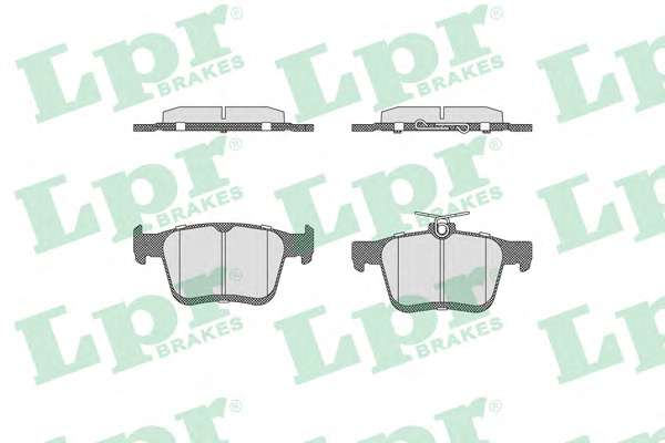 Комплект гальмівних колодок з 4 шт. дисків