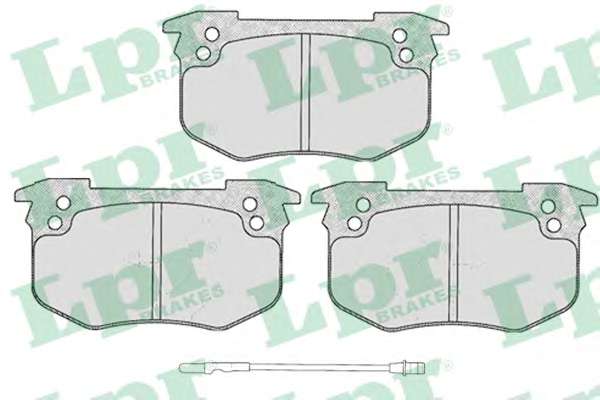 Комплект тормозных колодок, дисковый тормоз