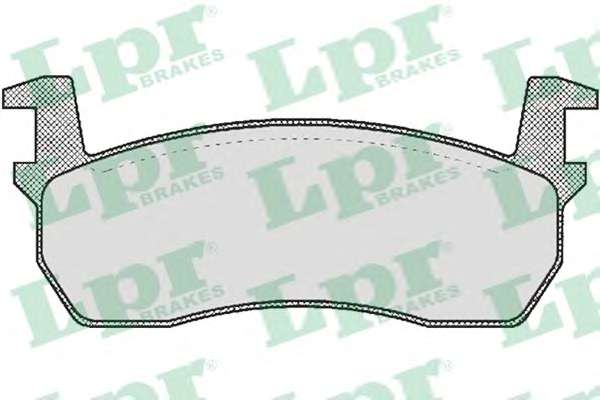 Комплект тормозных колодок, дисковый тормоз